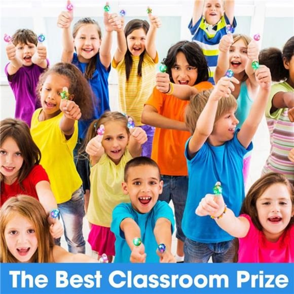 38 Pack Party Favors for Kids 4-8 8-12，LED Light Up Rings Goodie Bag Stuffers - Picture 3 of 6